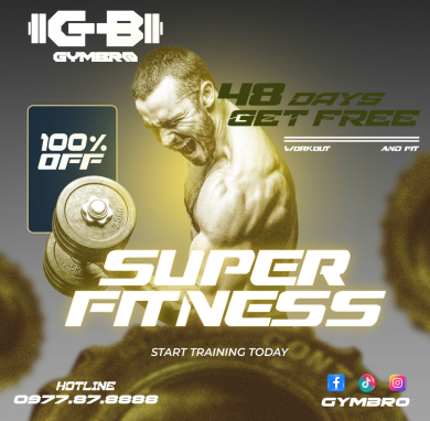  MUA 3 THÁNG TẶNG 3 THÁNG GYM CHỈ CÓ TẠI GYM BRO